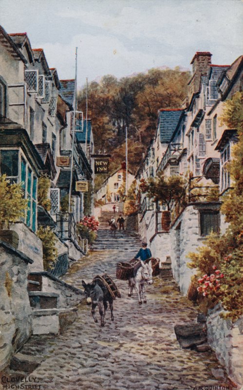 High Street, Clovelly af Alfred Robert Quinton