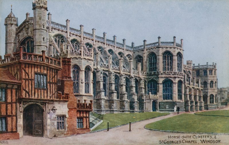 Hestesko-klostre og St Georges Chapel, Windsor af Alfred Robert Quinton