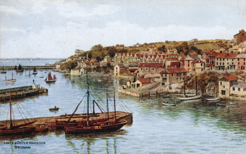 Inner and Outer Harbour, Brixham af Alfred Robert Quinton