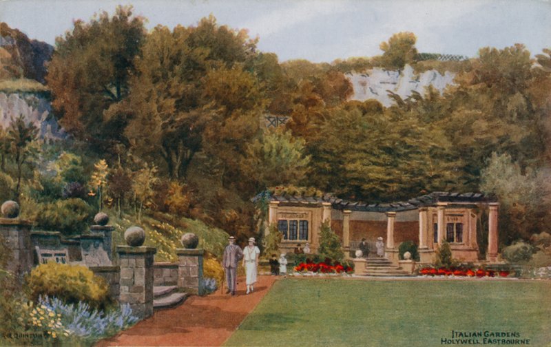 Italian Gardens, Holywell, Eastbourne af Alfred Robert Quinton