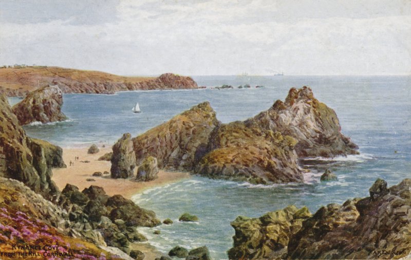 Kynance Cove, Therill, Cornwall af Alfred Robert Quinton