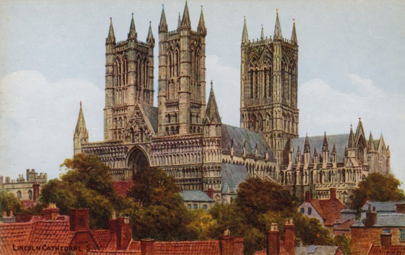 Lincoln Cathedral, SW af Alfred Robert Quinton