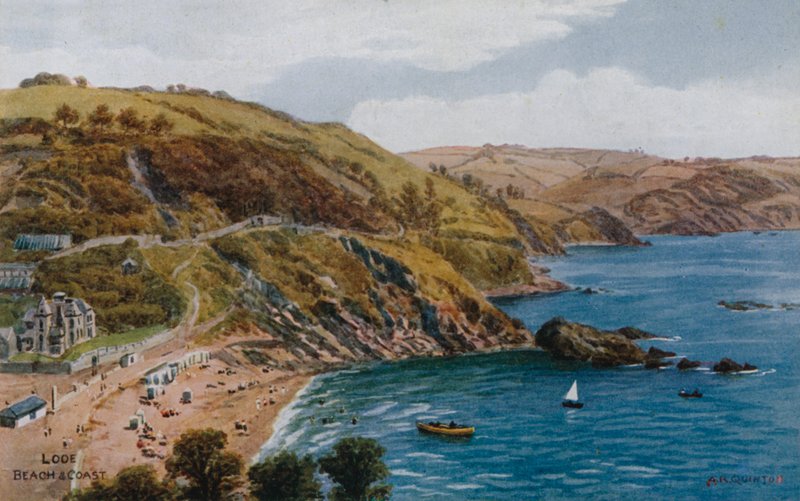 Looe, strand og kyst af Alfred Robert Quinton