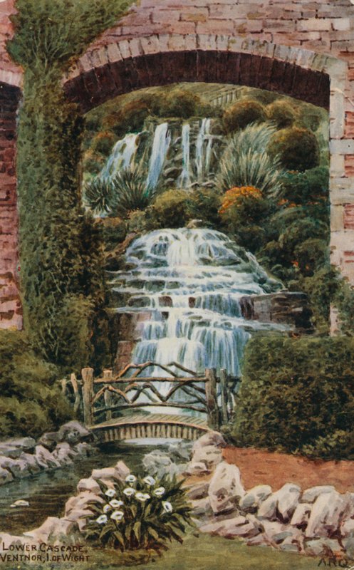 Lower Cascade, Ventnor, Isle of Wight af Alfred Robert Quinton