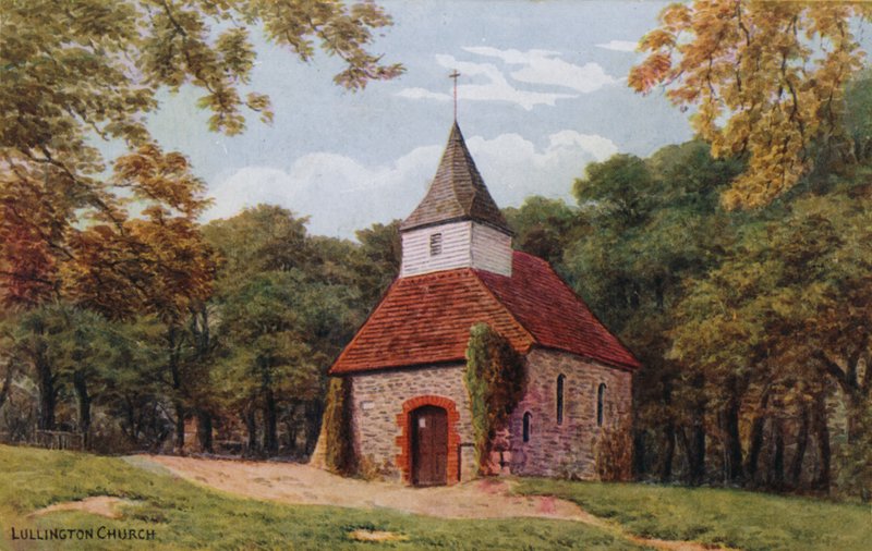 Lullington kirke af Alfred Robert Quinton