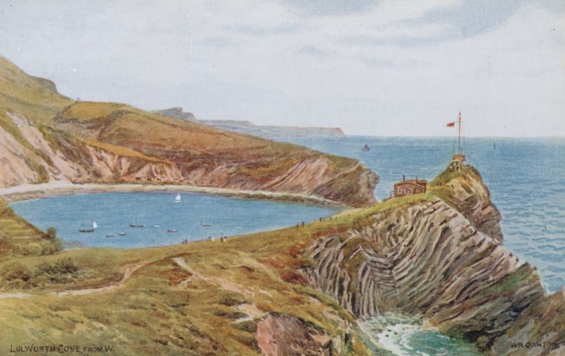 Lulworth Cove af Alfred Robert Quinton