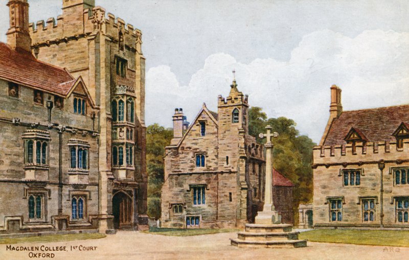 Magdalen College, 1st Court, Oxford af Alfred Robert Quinton