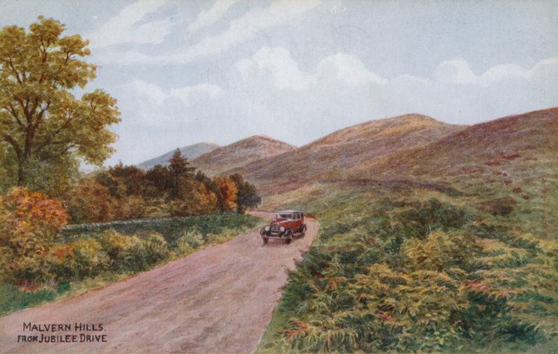Malvern Hills, fra Jubilee Drive af Alfred Robert Quinton