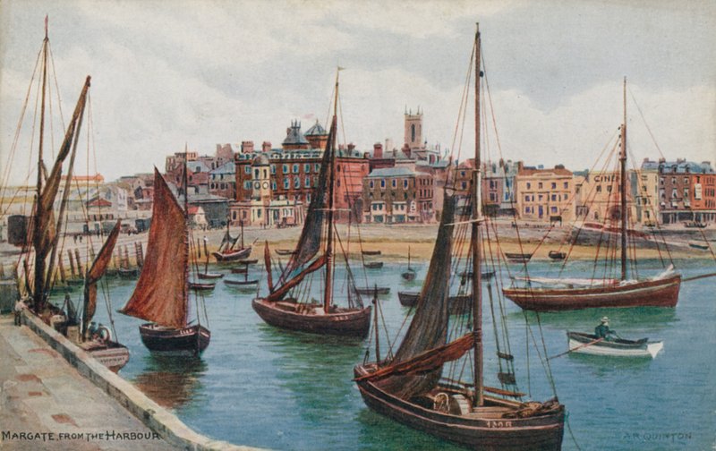 Margate, fra havnen af Alfred Robert Quinton