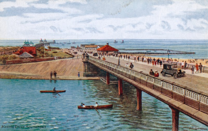 Marine Drive, Southport af Alfred Robert Quinton