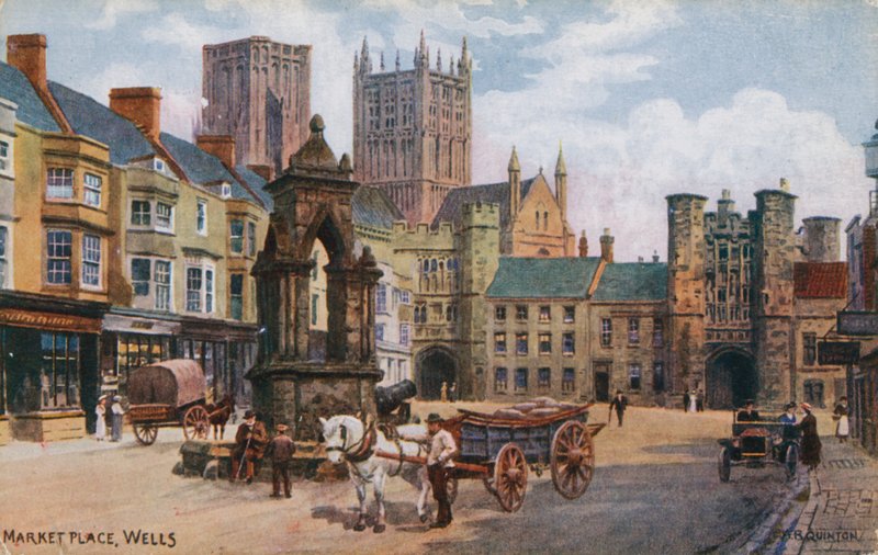 Market Place, Wells af Alfred Robert Quinton