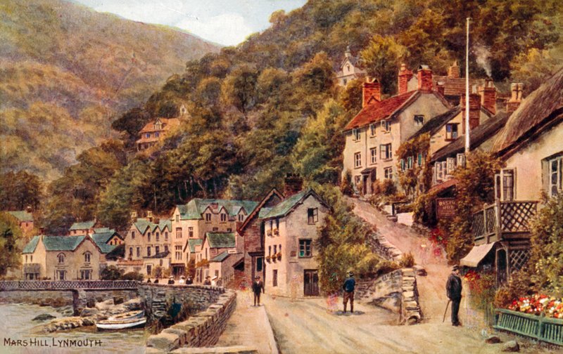 Mars Hill, Lynmouth af Alfred Robert Quinton
