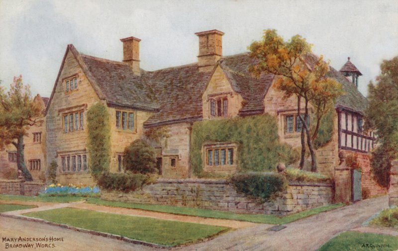 Mary Andersons hjem, Broadway Worcestershire af Alfred Robert Quinton