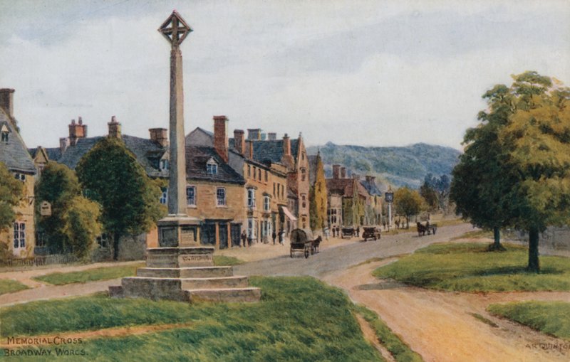 Memorial Cross, Broadway, Worcestershire af Alfred Robert Quinton