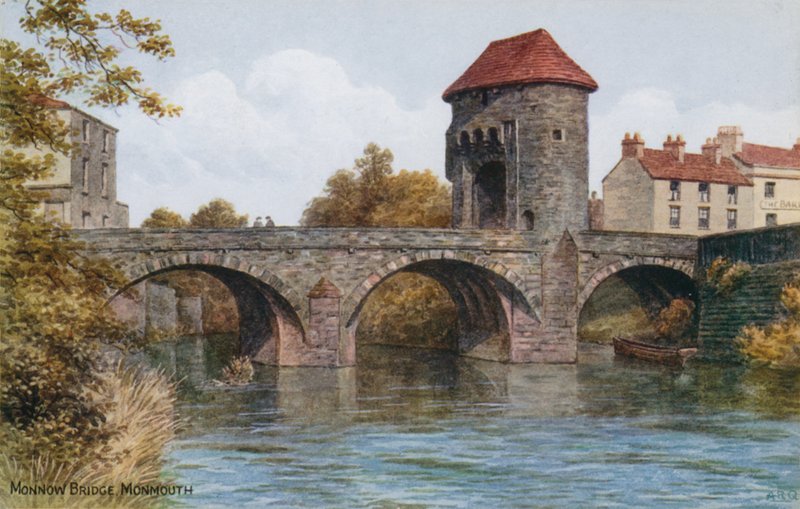 Monnow Bridge, Monmouth af Alfred Robert Quinton
