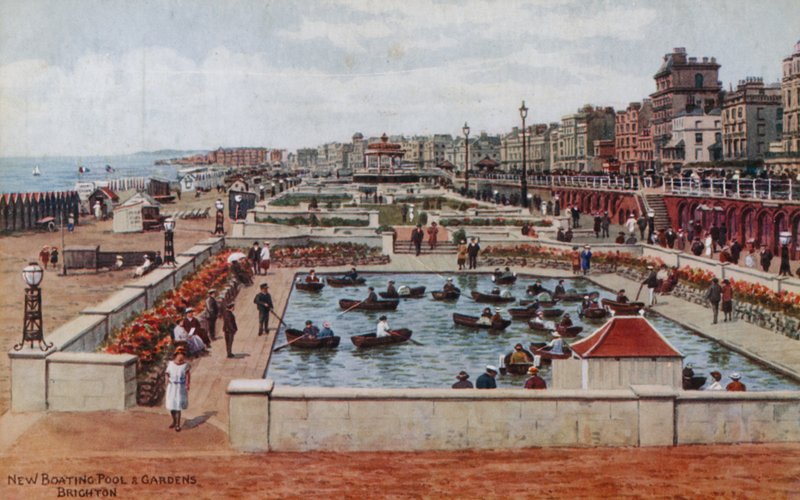 Ny bådpool og haver, Brighton af Alfred Robert Quinton
