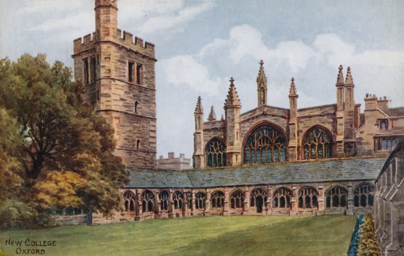 New College, Oxford af Alfred Robert Quinton
