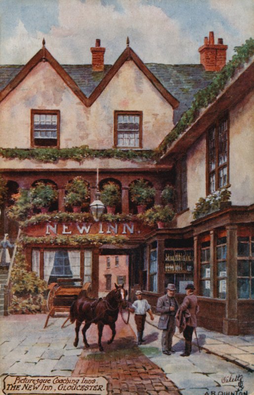 New Inn, Gloucester af Alfred Robert Quinton