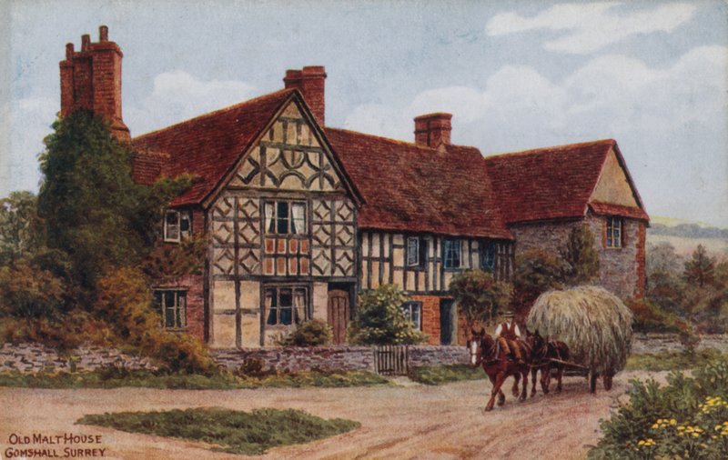 Old Malt House, Gomshall, Surrey af Alfred Robert Quinton