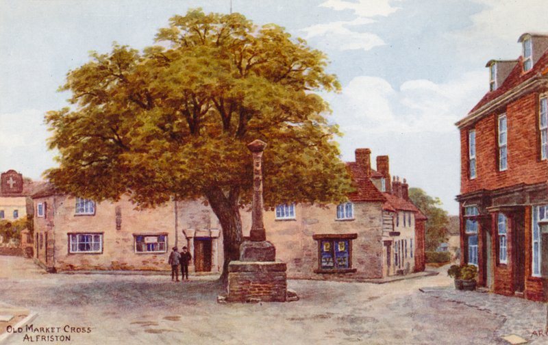 Old Market Cross, Alfriston af Alfred Robert Quinton