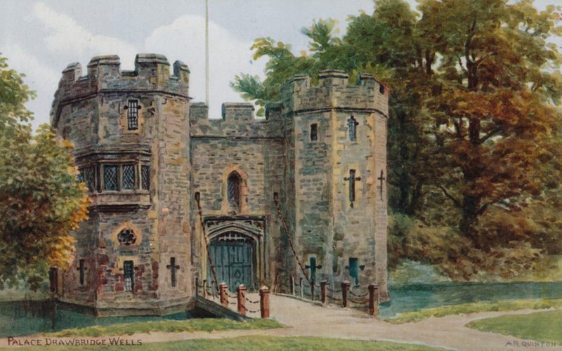Palace Drawbridge, Wells af Alfred Robert Quinton