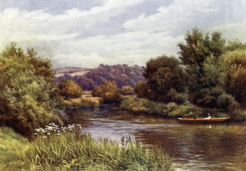Pink Hill, Weir Stream af Alfred Robert Quinton