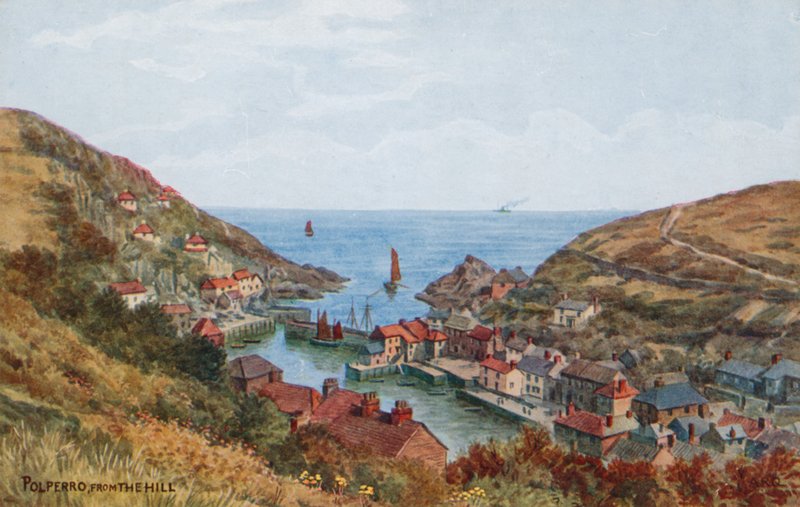 Polperro, fra Bakken af Alfred Robert Quinton
