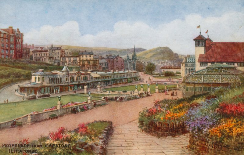 Promenade fra Capstone, Ilfracombe af Alfred Robert Quinton