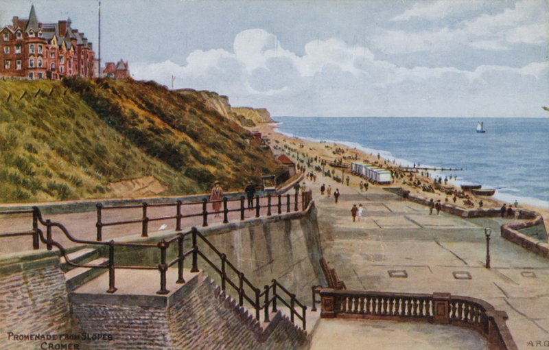 Promenade fra Slopes, Cromer af Alfred Robert Quinton