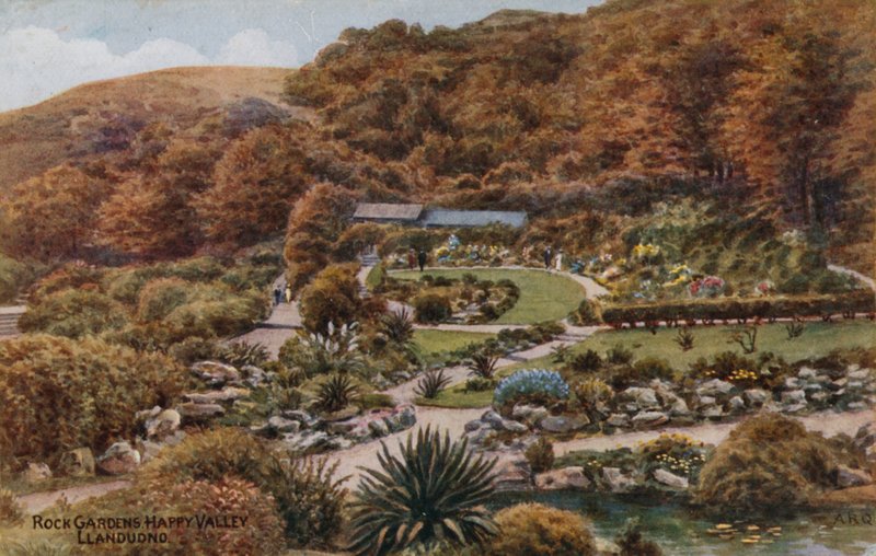 Rock Gardens, Happy Valley, Llandudno af Alfred Robert Quinton
