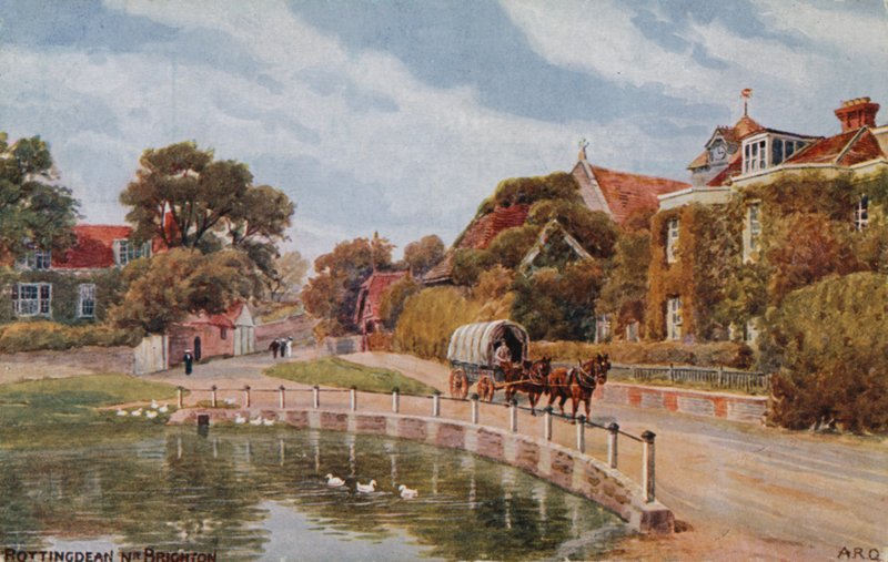 Rottingdean nær Brighton af Alfred Robert Quinton