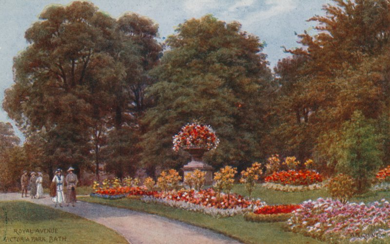 Royal Avenue, Victoria Park, Bath af Alfred Robert Quinton