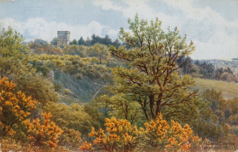 Rusthall Church, Tunbridge Wells af Alfred Robert Quinton