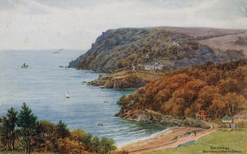 Salcombe, Bolt Head og North Sands af Alfred Robert Quinton