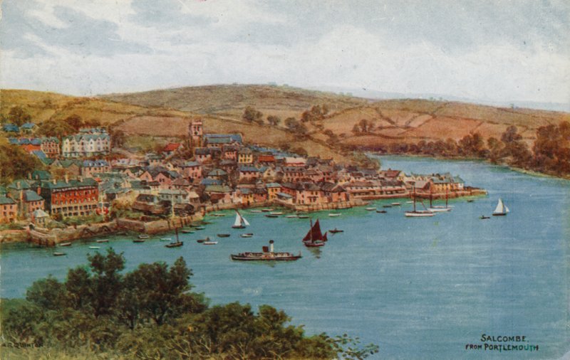 Salcombe, fra Portlemouth af Alfred Robert Quinton