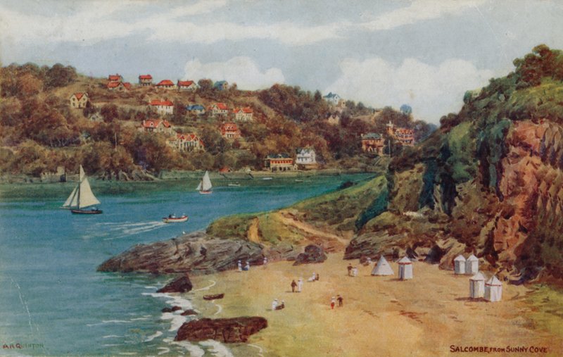 Salcombe, fra Sunny Cove af Alfred Robert Quinton