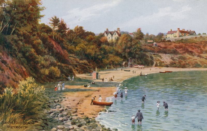 Sandsfoot Beach, Weymouth af Alfred Robert Quinton