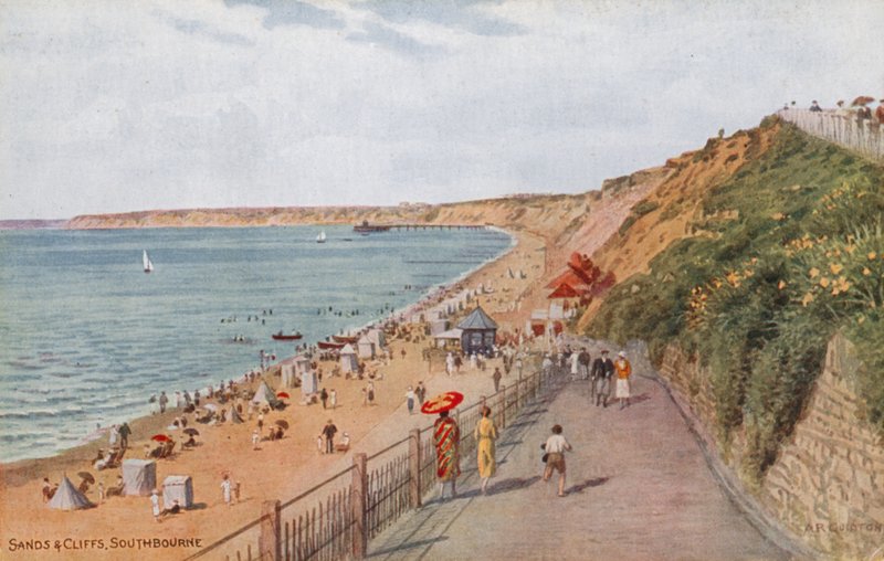 Sands and Cliffs, Southbourne af Alfred Robert Quinton