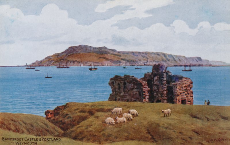Sandsfoot Castle og Portland, Weymouth af Alfred Robert Quinton