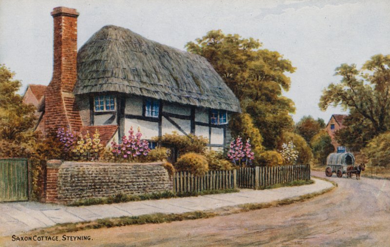 Saxon Cottage, Steyning af Alfred Robert Quinton