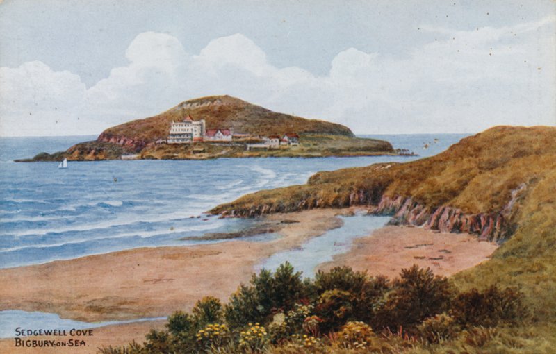 Sedgewell Cove, Bigbury-on-Sea af Alfred Robert Quinton