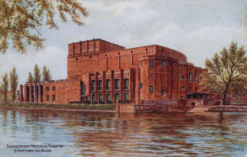 Shakespeare Memorial Theatre, Stratford-on-Avon af Alfred Robert Quinton