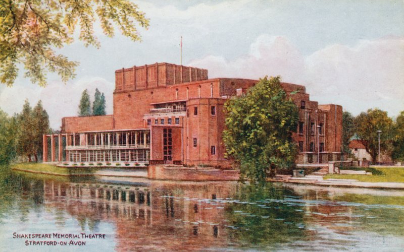 Shakespeare Memorial Theatre, Stratford on Avon af Alfred Robert Quinton