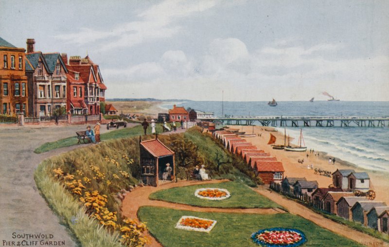 Southwold, Pier og Cliff Garden af Alfred Robert Quinton