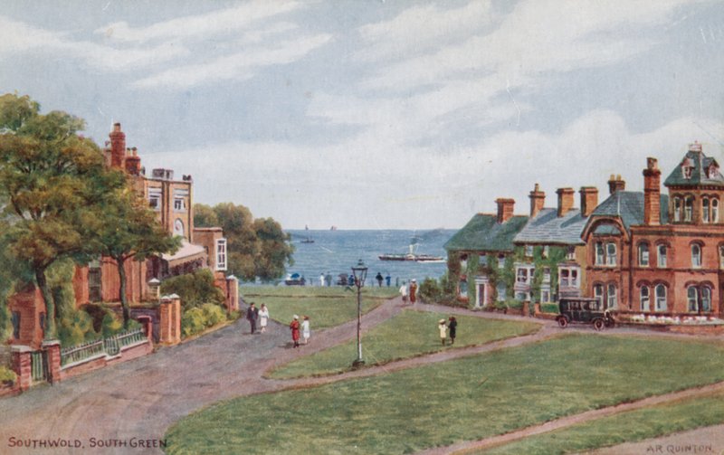 Southwold, South Green af Alfred Robert Quinton