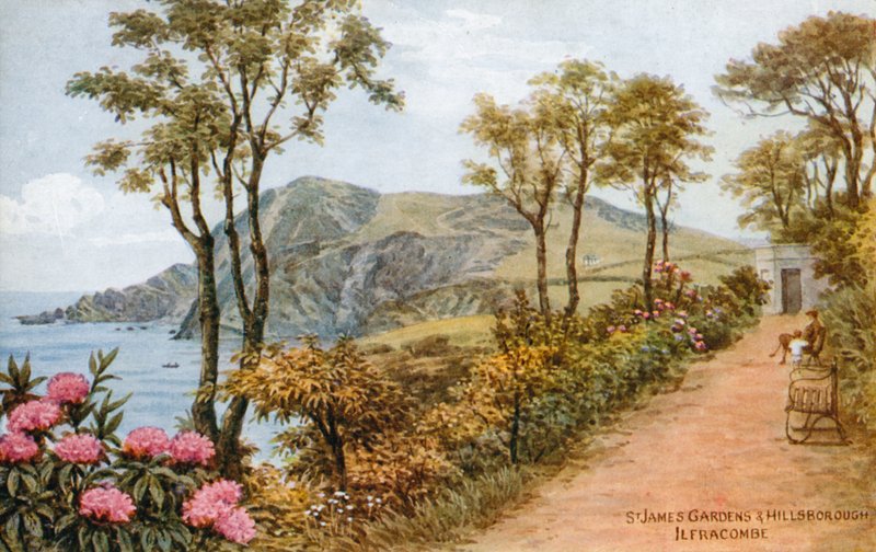 St James Gardens og Hillsborough, Ilfracombe af Alfred Robert Quinton