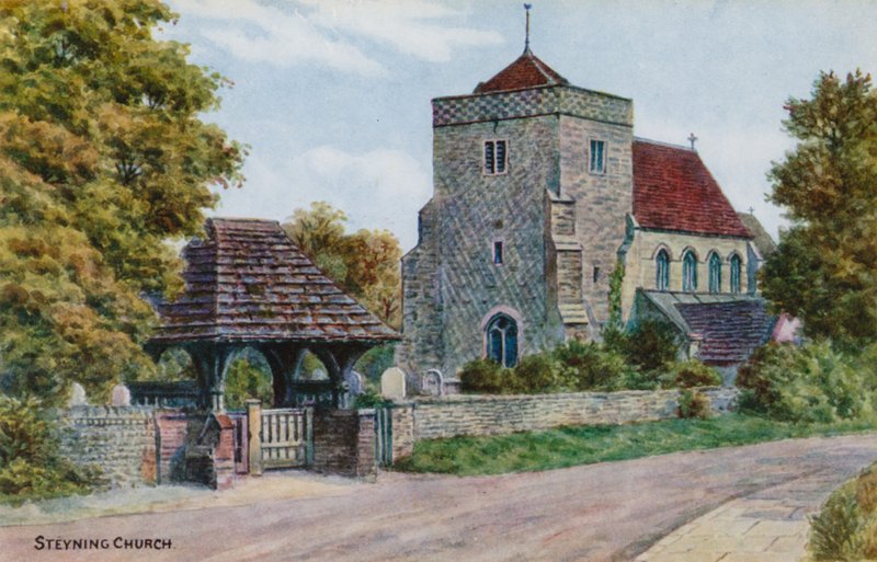Steyning Kirke af Alfred Robert Quinton