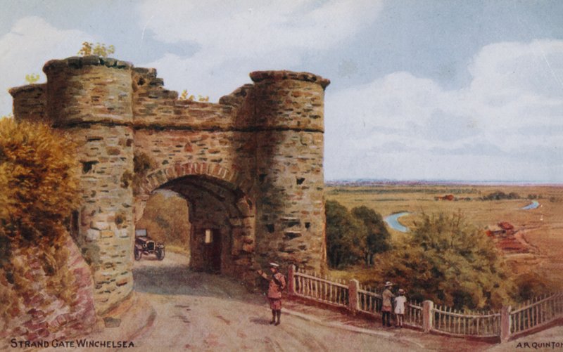 Strand Gate, Winchelsea af Alfred Robert Quinton