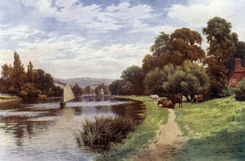 Temple Island, nær Henley af Alfred Robert Quinton