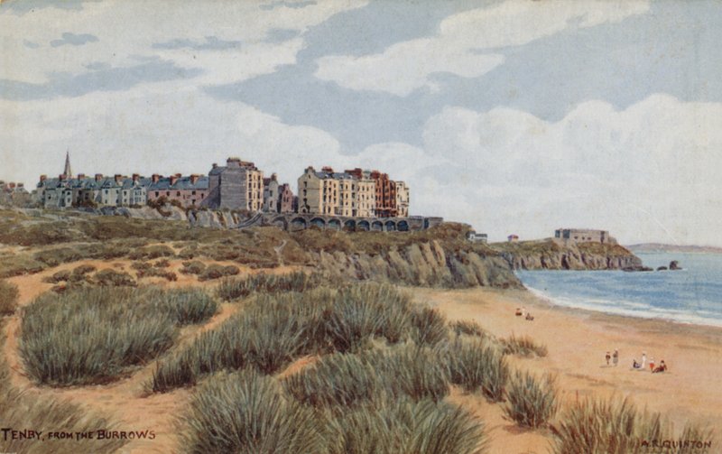 Tenby, From The Burrows af Alfred Robert Quinton